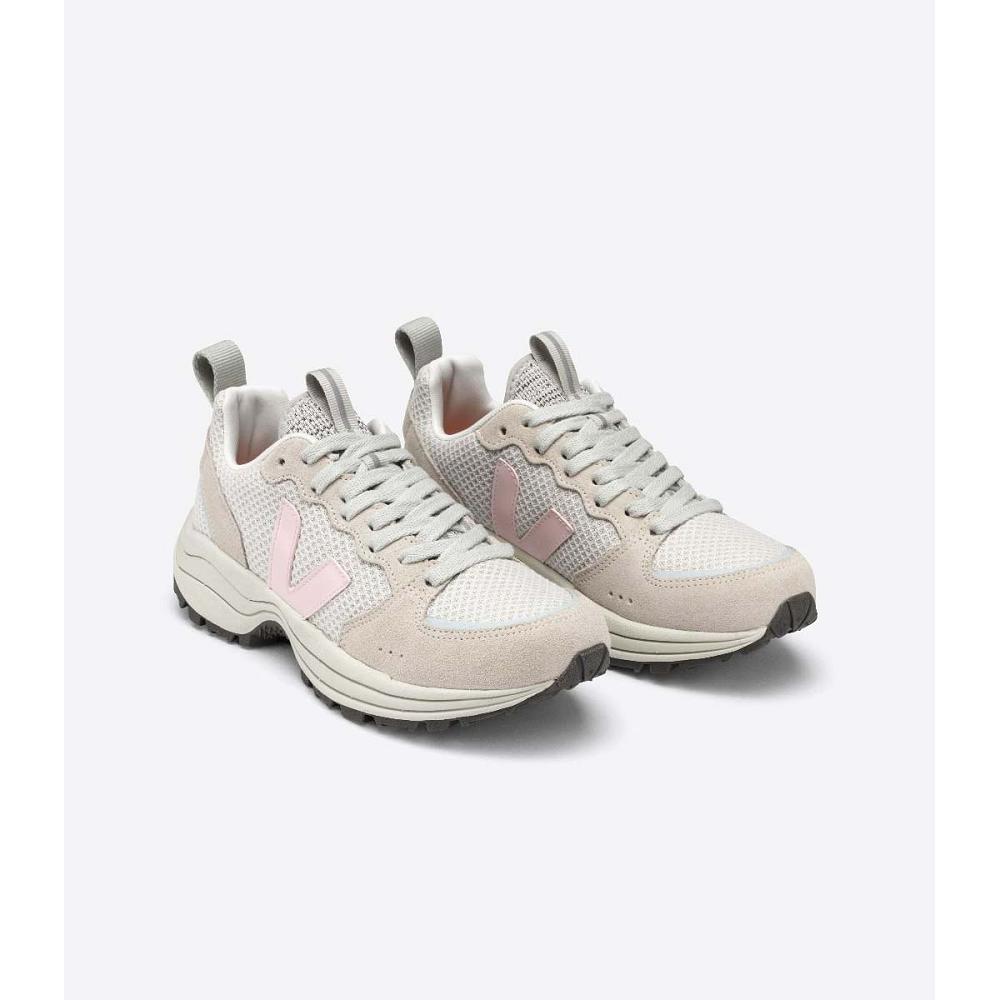 White/Pink Women's Veja VENTURI HEXAMESH Running Shoes | AU 442DFM